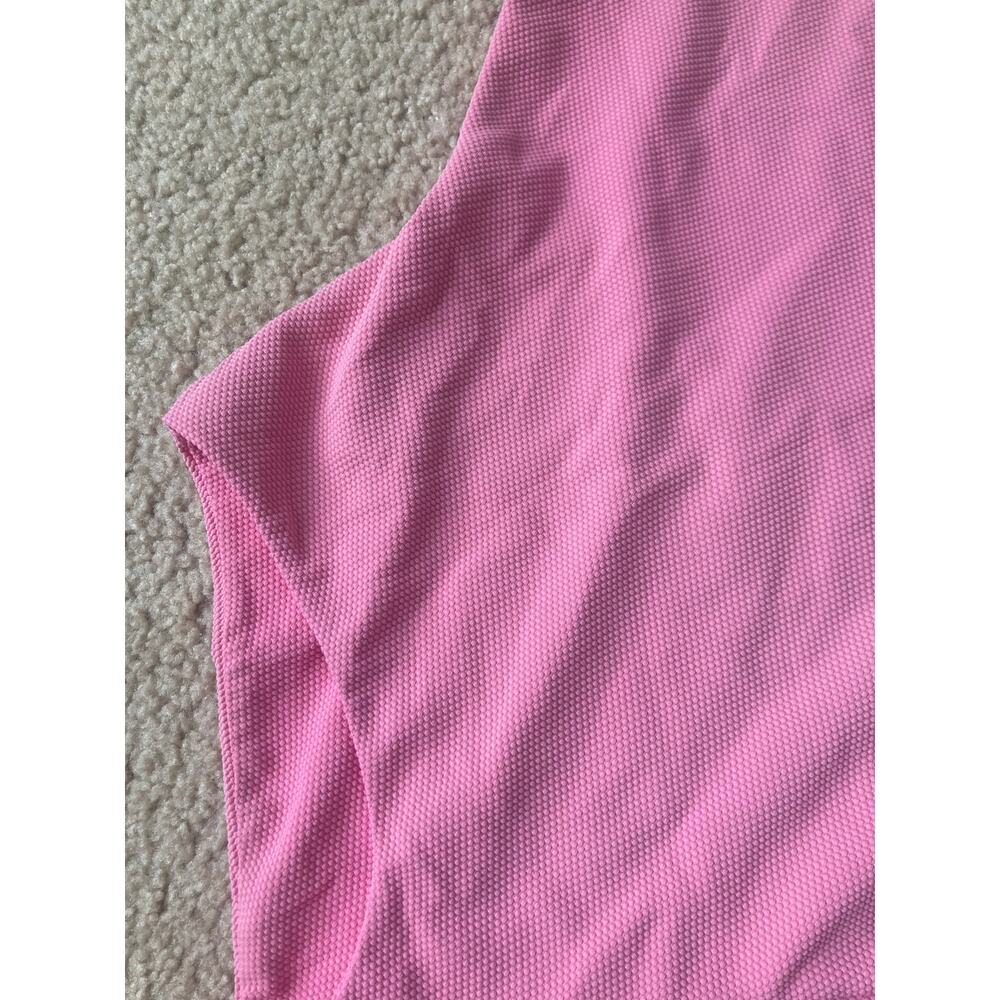 Cossie + Co UPF50 Poppy Waffle Honeycomb Scoop Blush Pink Flamingo Swimsuit 4 - Picture 6 of 8